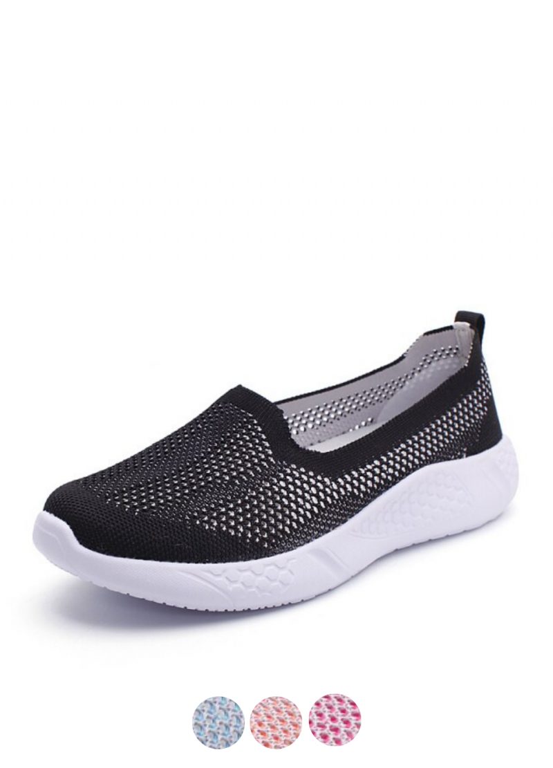 Rania Slip-on Sorte Sko Til Kvinder