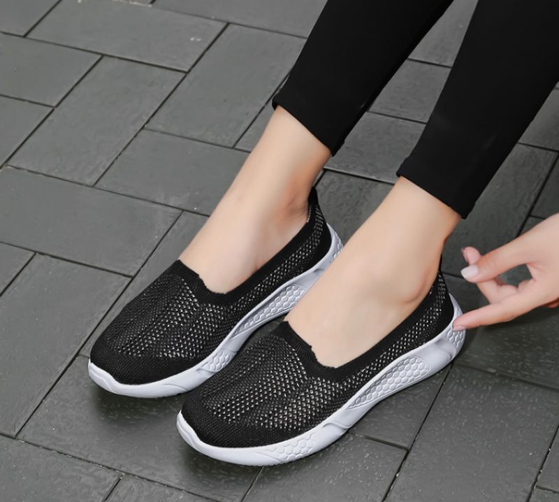Rania Slip-on Sorte Sko Til Kvinder - Sort