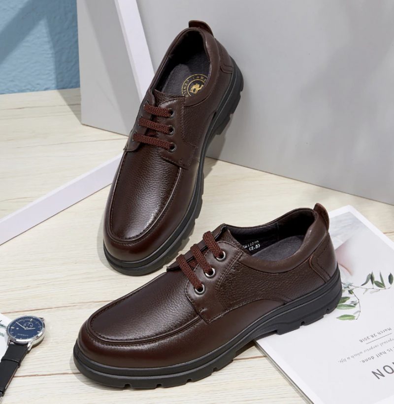Raul Mænds Afslappede Oxfords - Sort