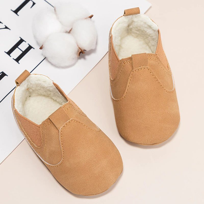 Redo Unisex Warm Sneaker Til Børn - Kaffe Pels