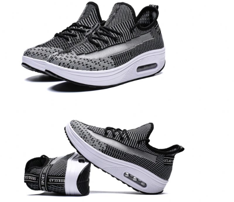 Regia Damesneakers Flade Med Platform - Sort