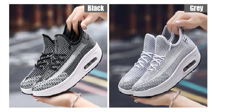Regia Damesneakers Flade Med Platform - Sort