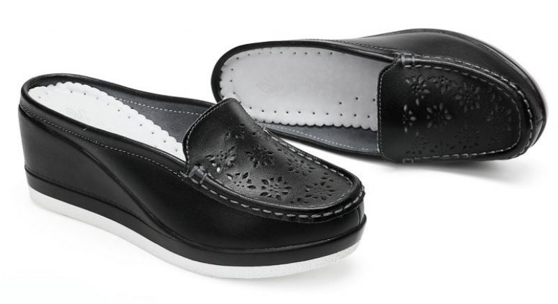 Regina Platform Mule Til Kvinder - Hvid