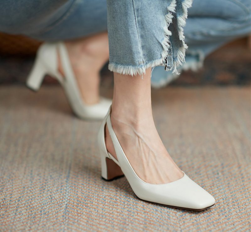 Renata Kvinders Hæle - Beige