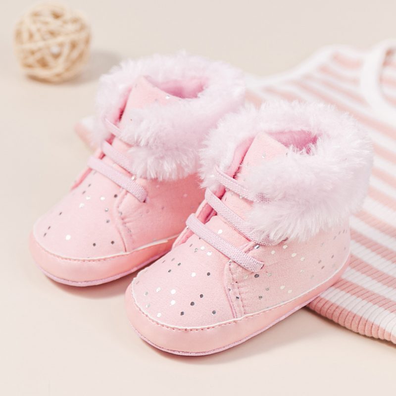 Rhona Babypigers Snestøvle - Pink Pels
