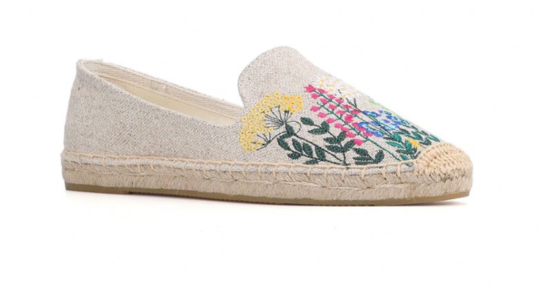 Riani Broderede Espadriller Til Kvinder - Khaki