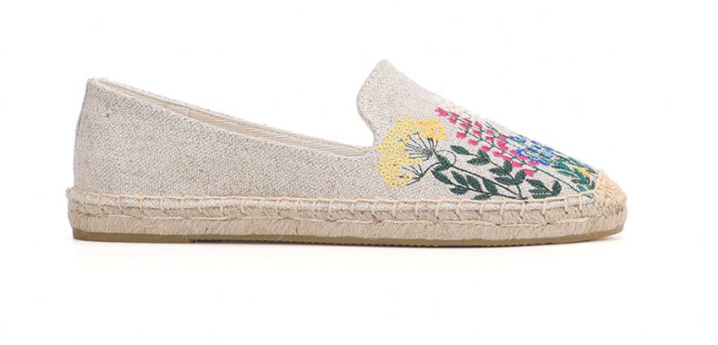 Riani Broderede Espadriller Til Kvinder - Khaki