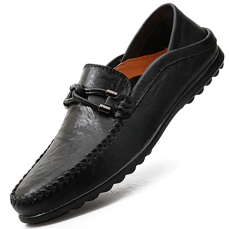 Rigo Loafer Dress Sko Til Mænd - Sort