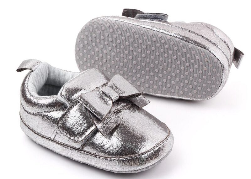 Riri Babypigers Afslappede Sneakers - Sølv