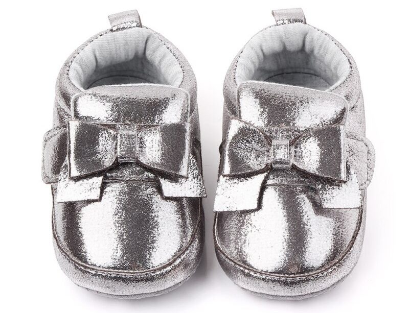 Riri Babypigers Afslappede Sneakers - Sølv