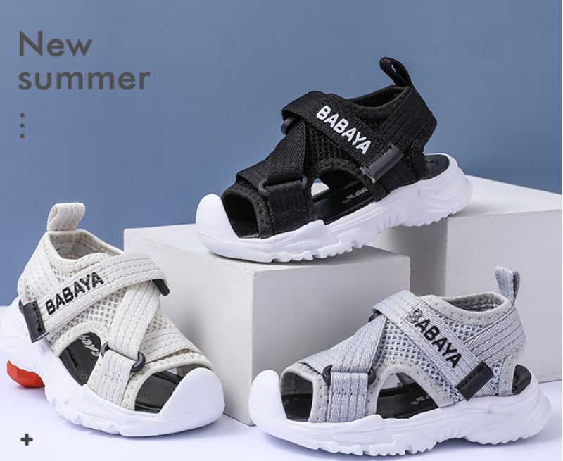 Rivero Unisex Strandsandaler Til Børn - Sort