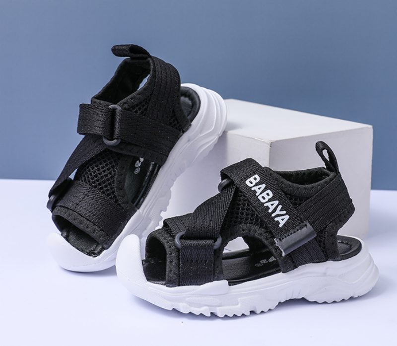 Rivero Unisex Strandsandaler Til Børn - Sort