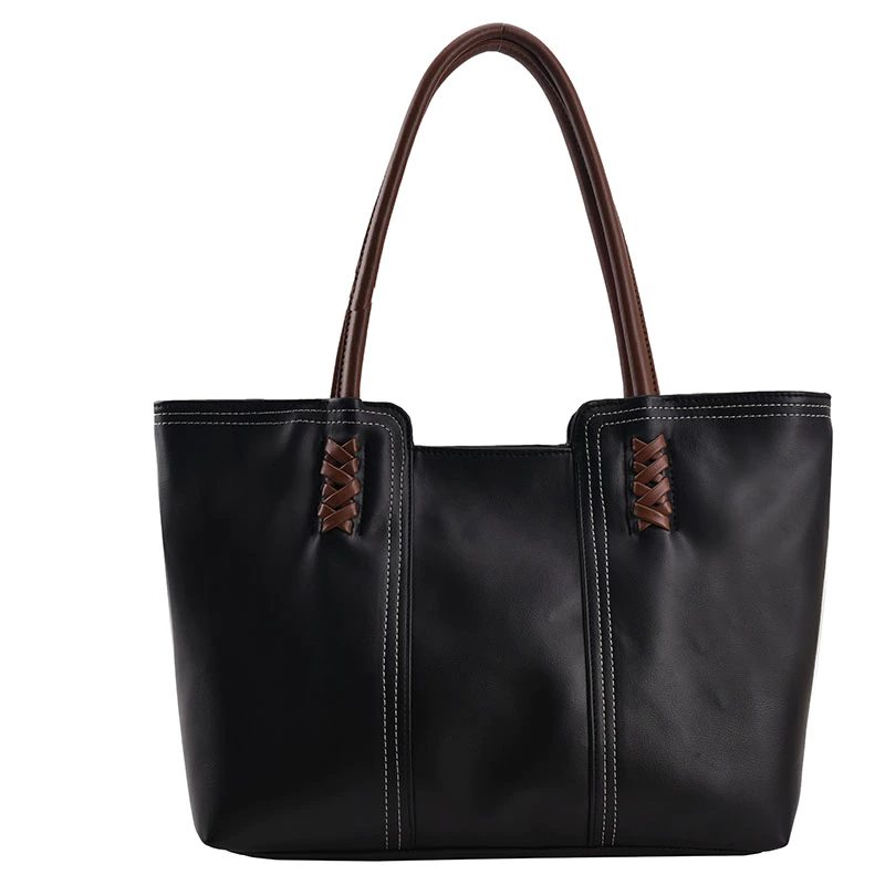 Rizzo Damehåndtaske Designer Luxury High Capacity - Sort