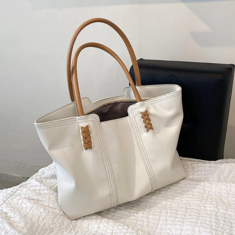 Rizzo Damehåndtaske Designer Luxury High Capacity - Sort