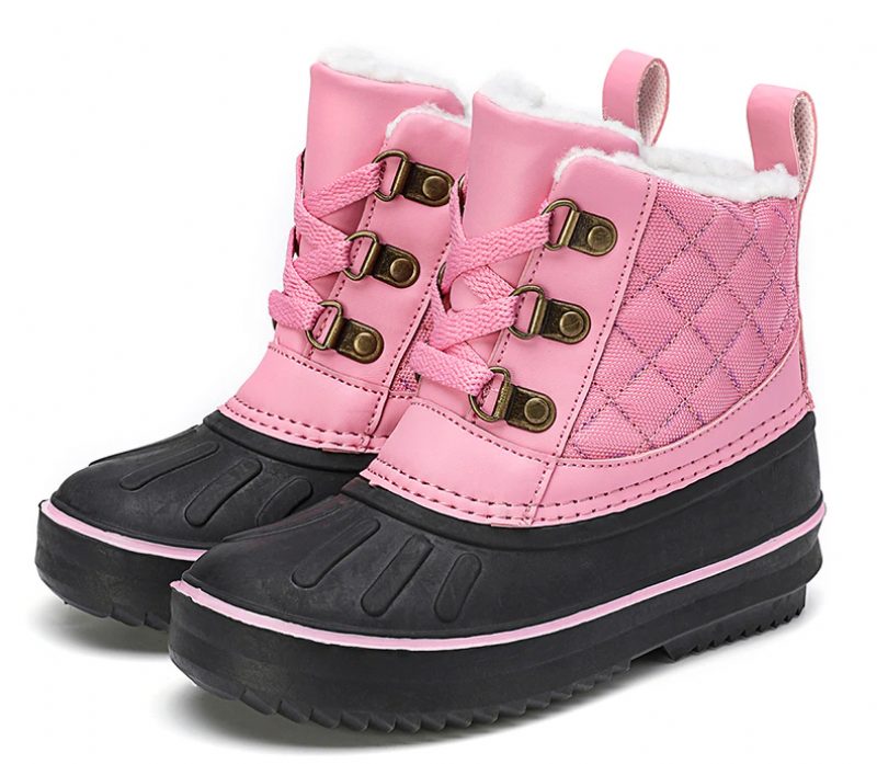 Robbles-pigers Snestøvle - Pink Pels