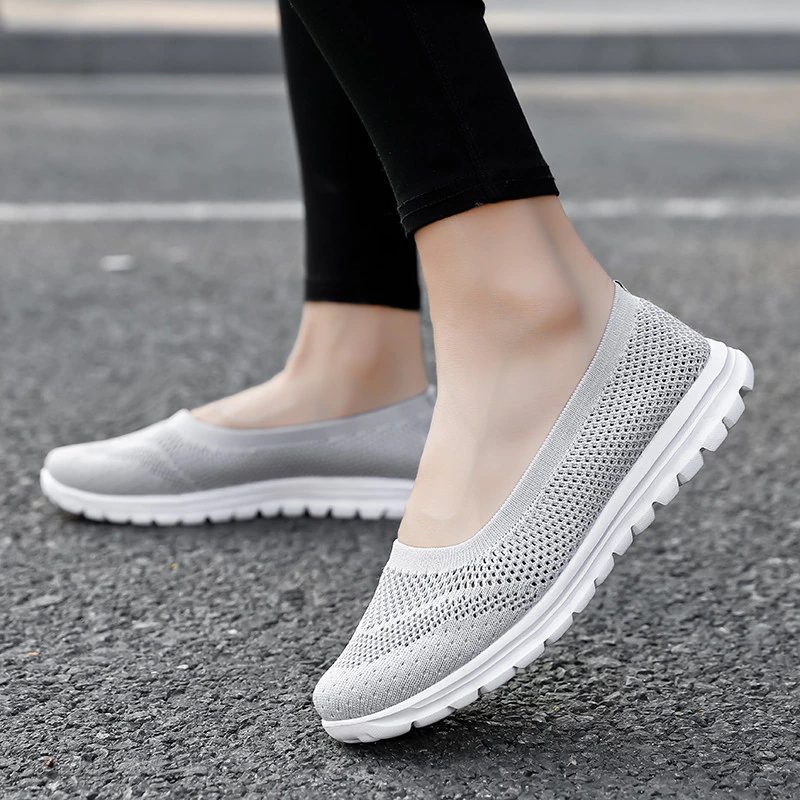 Roberta Damemode Åndbar Mesh Loafers Sorte Sko - Sort
