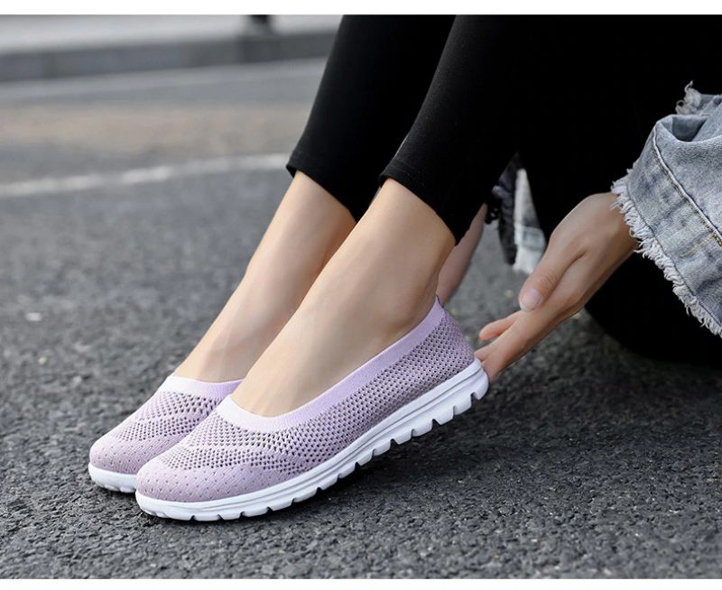 Roberta Damemode Åndbar Mesh Loafers Sorte Sko - Sort
