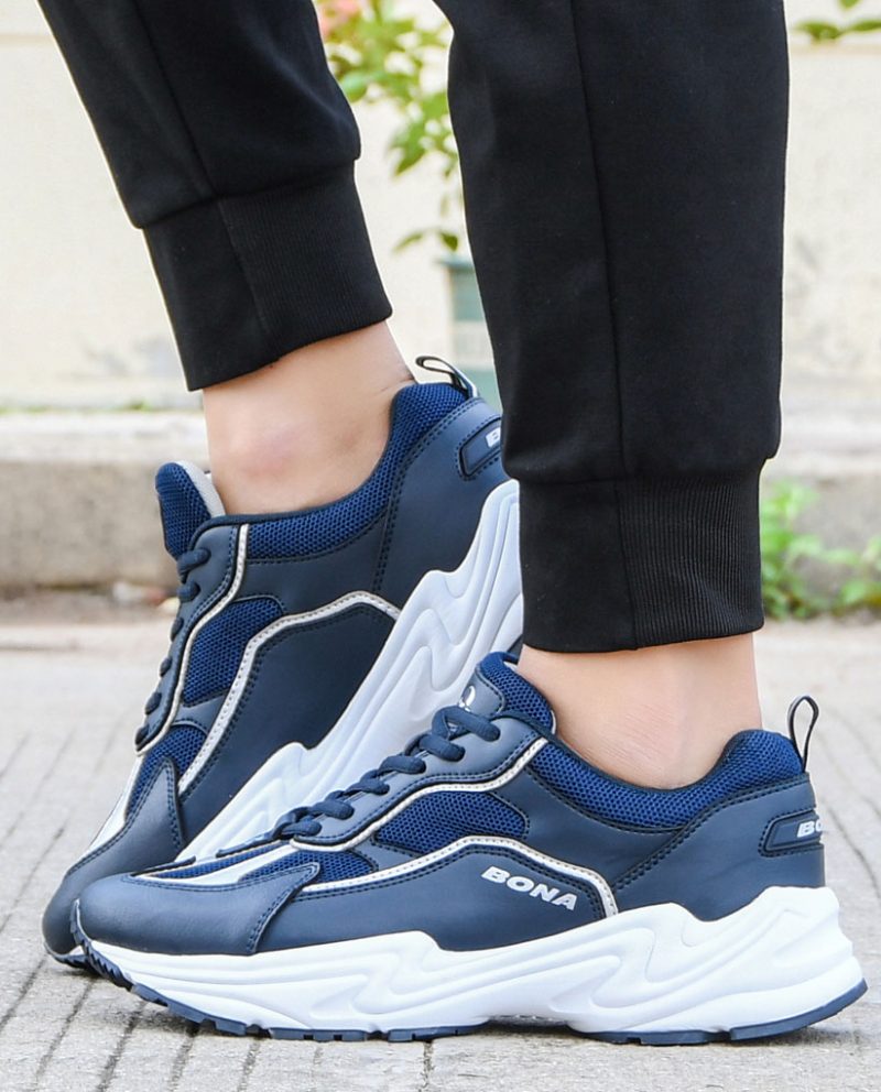 Roberty Mode Sneaker Til Mænd - Marineblå