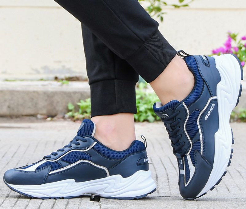 Roberty Mode Sneaker Til Mænd - Marineblå