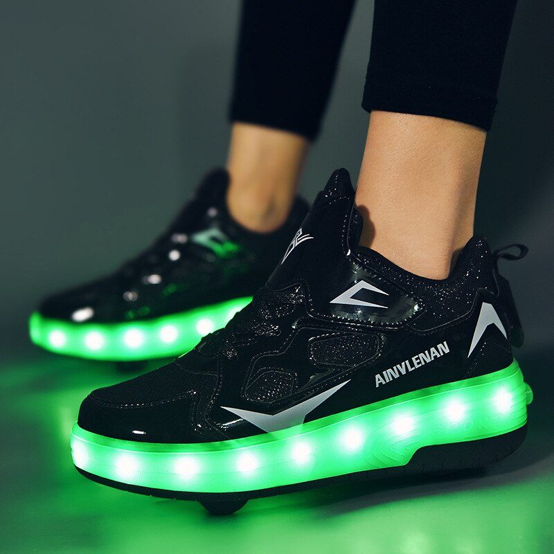 Rodolfo Drenge Rullesneaker - Sort