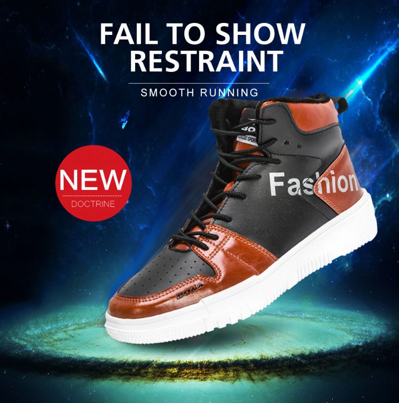 Rodon High Top Sneaker Til Mænd - Brun