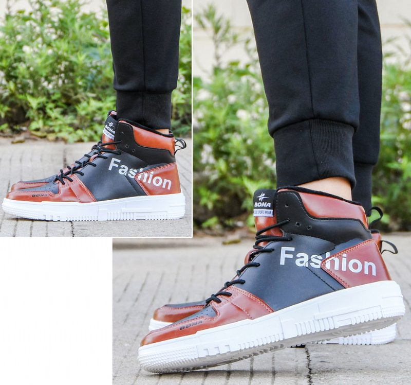 Rodon High Top Sneaker Til Mænd - Brun