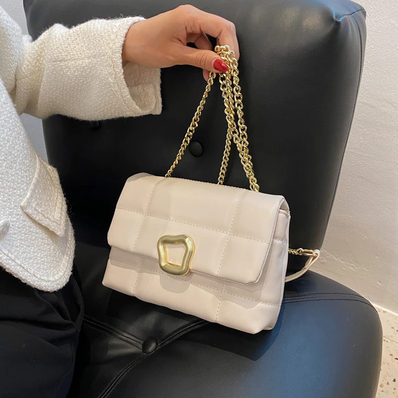 Rodriguez Luksus Læderflap Crossbody Håndtaske Til Kvinder - Sort