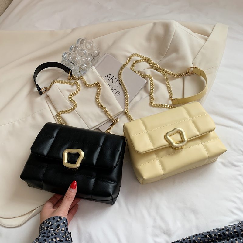 Rodriguez Luksus Læderflap Crossbody Håndtaske Til Kvinder - Sort