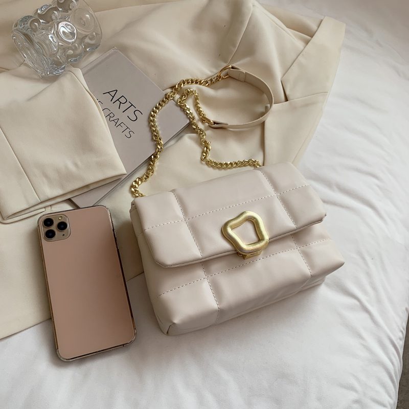 Rodriguez Luksus Læderflap Crossbody Håndtaske Til Kvinder - Sort