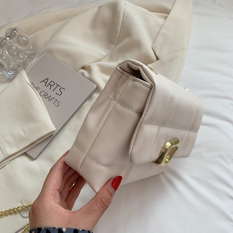 Rodriguez Luksus Læderflap Crossbody Håndtaske Til Kvinder - Sort
