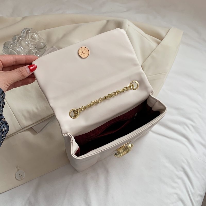 Rodriguez Luksus Læderflap Crossbody Håndtaske Til Kvinder - Sort