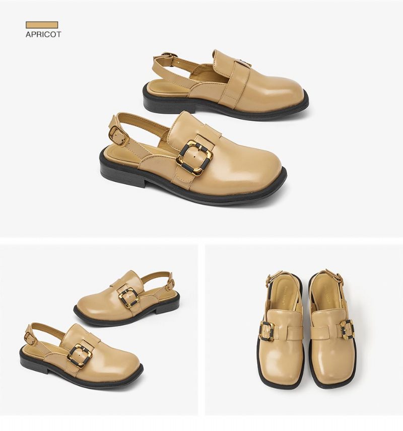 Rolixa Vintage Sandal Med Spænde Til Kvinder - Sort