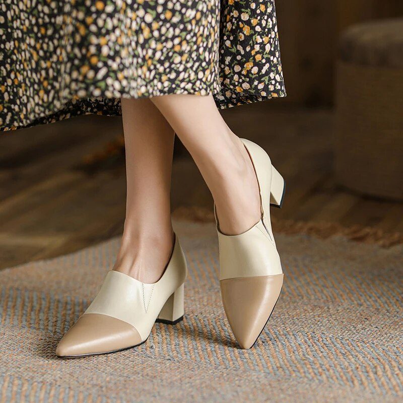Romelia Dame Pumps Sko - Beige