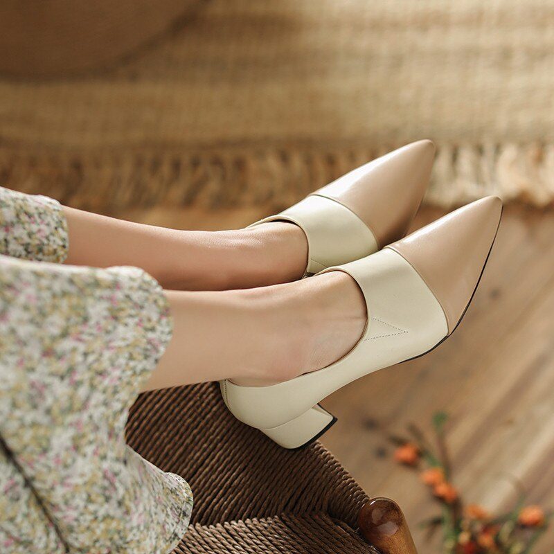 Romelia Dame Pumps Sko - Beige