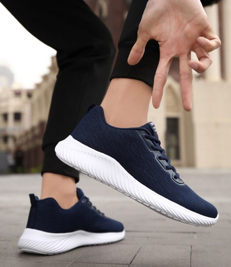 Romelu Lette Sneakers Til Mænd - Blå