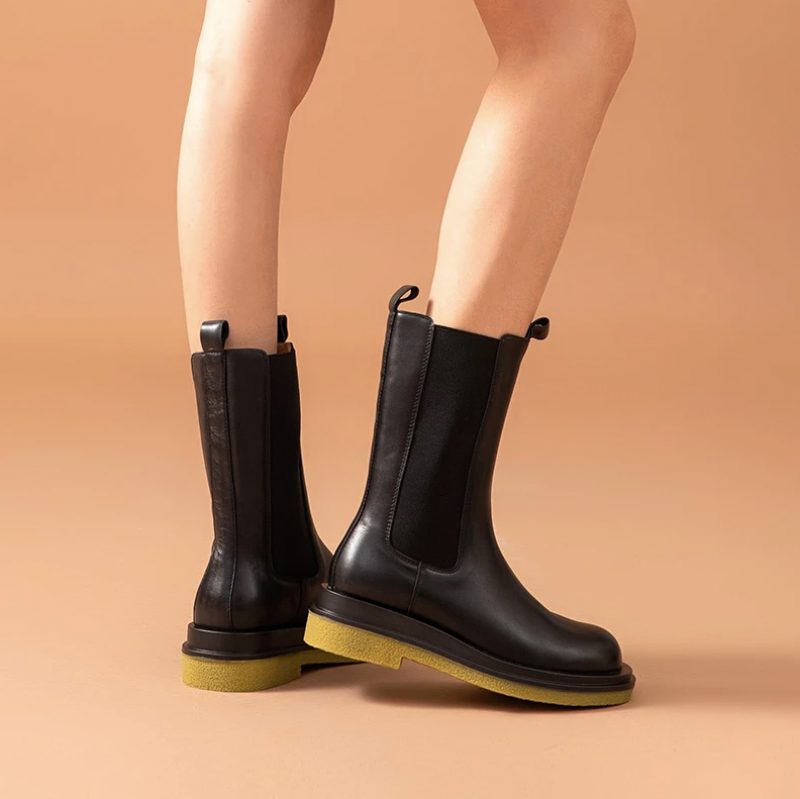 Romery Damestøvler Mid Calf - Sort