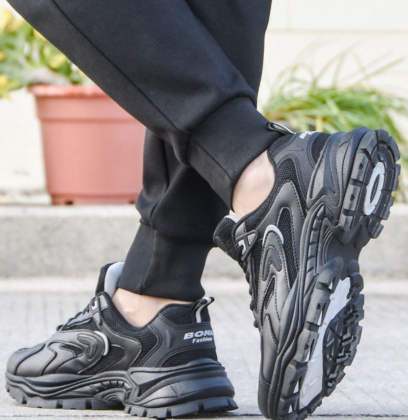 Romeu Casual Sneaker Til Mænd - Sort