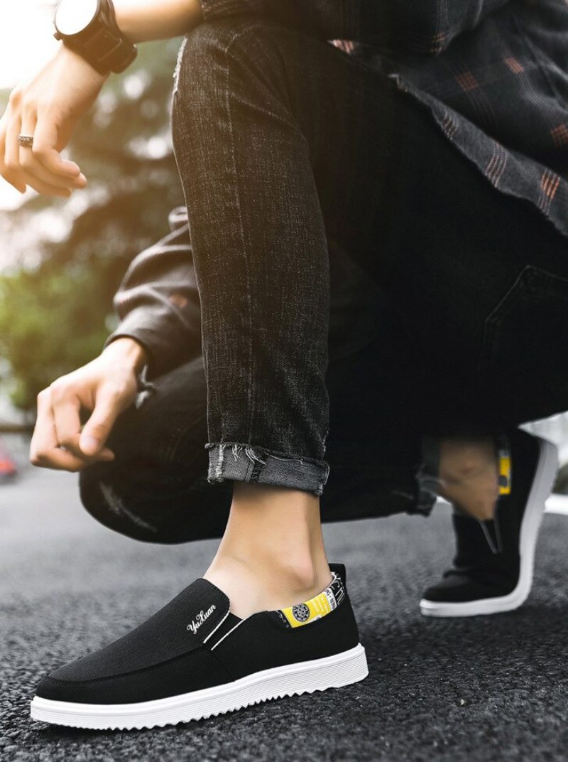 Ronaldo Slip-on Sneakers Til Mænd - Grå