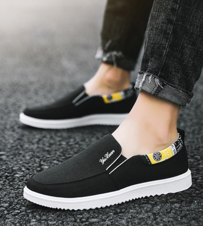 Ronaldo Slip-on Sneakers Til Mænd - Grå