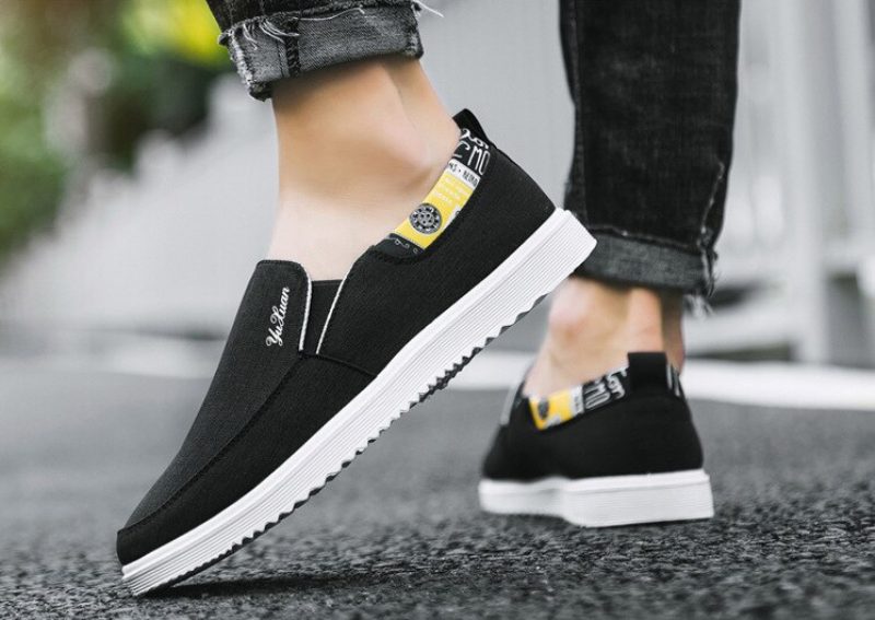 Ronaldo Slip-on Sneakers Til Mænd - Grå