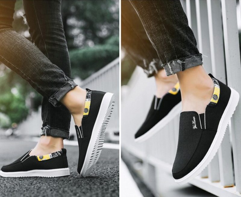 Ronaldo Slip-on Sneakers Til Mænd - Grå