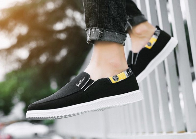 Ronaldo Slip-on Sneakers Til Mænd - Grå
