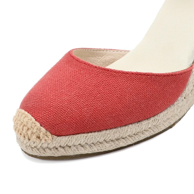 Rosalia Espadrillesandaler Til Kvinder - Rød