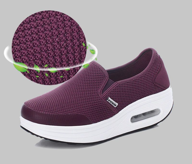 Rosaura Slip-on Walking Sko Til Kvinder - Lilla