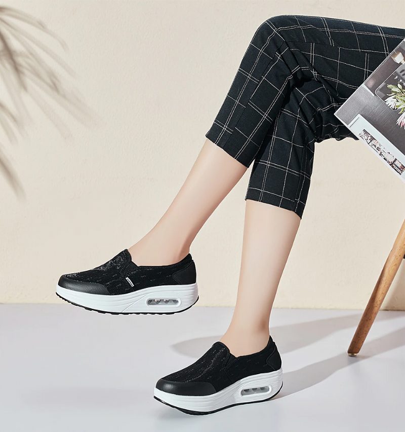 Rosaura Slip-on Walking Sko Til Kvinder - Lilla
