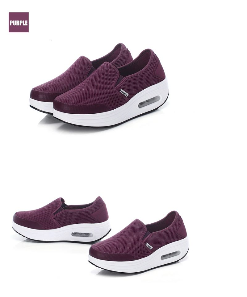 Rosaura Slip-on Walking Sorte Sko Til Kvinder - Sort