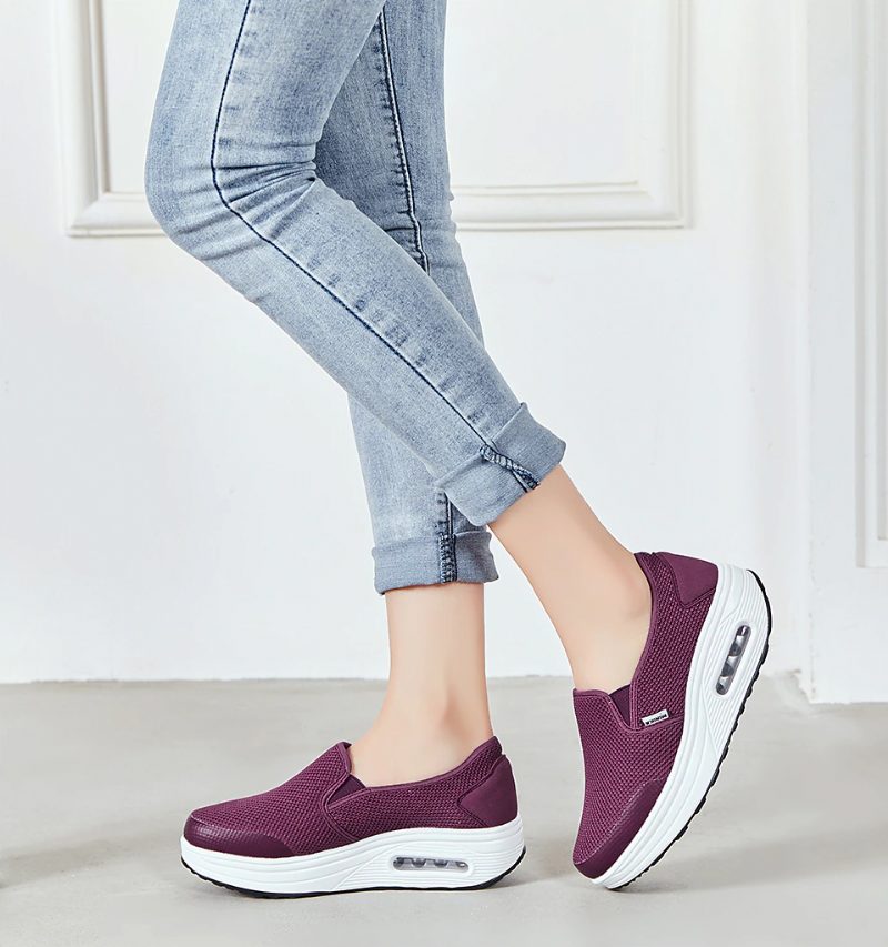 Rosaura Slip-on Walking Sorte Sko Til Kvinder - Sort