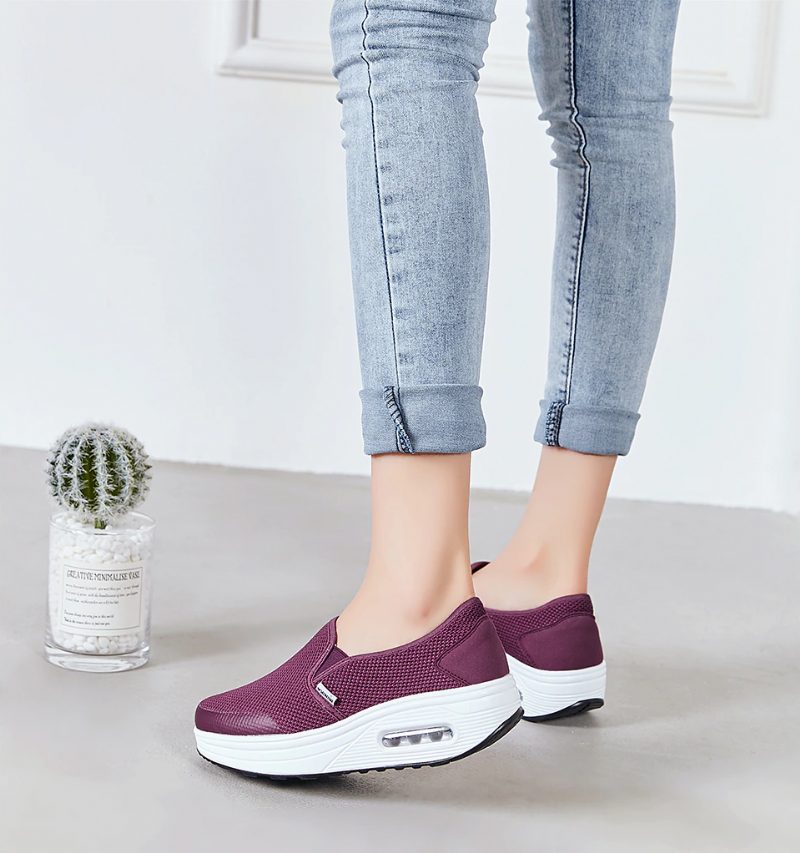 Rosaura Slip-on Walking Sorte Sko Til Kvinder - Sort