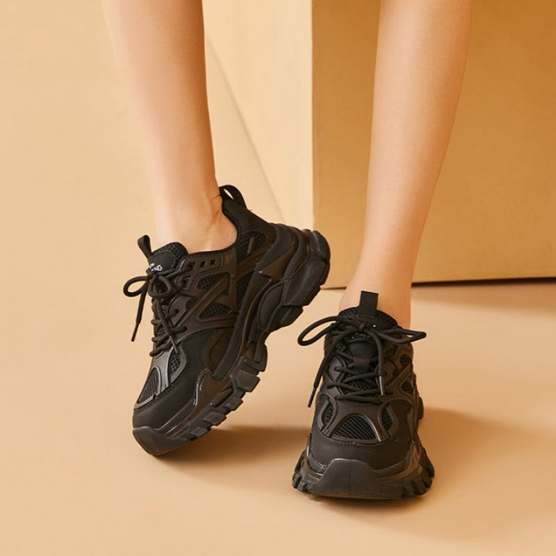 Rosmil Platform Sneaker Til Kvinder - Beige