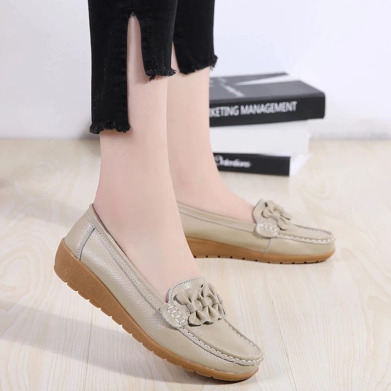 Rosmira Dame Loafer Sko - Beige